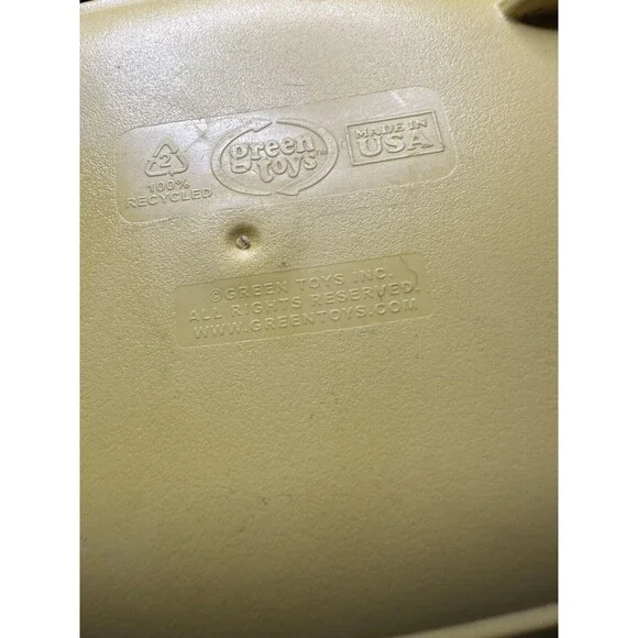 Green Toys Plastic Sea Plane & Boat Bath Toy Water Airplane Floats Made In USA - Picture 7 of 8